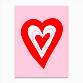 Valentine'S Day Heart Canvas Print