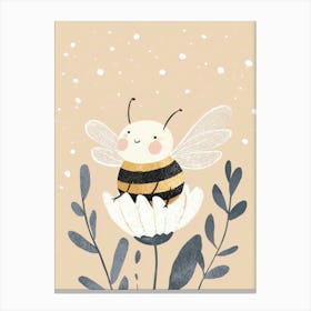 Little bee Canvas Print