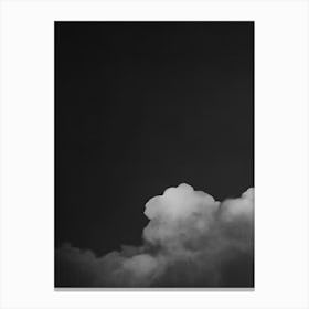 Cloud Wall Art Painting Black Night Sky Print Detail A Canvas Print