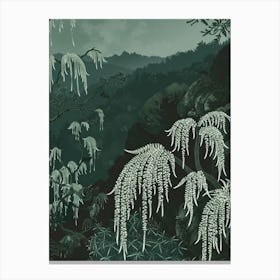 Ferns In The Forest 2 Canvas Print