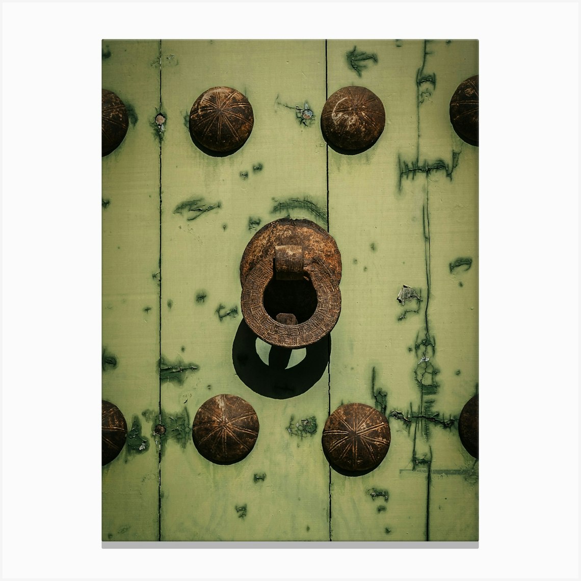 Knock Knock, Valladolid, Spain Canvas Print by Aimee Giles
