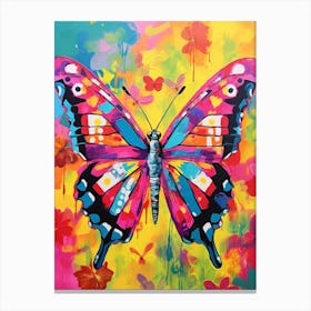 Pop Art Brimstone Butterfly 4 Canvas Print