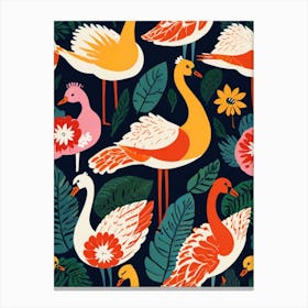 Flamingos 1 Canvas Print