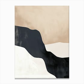 Subtle Vibrations Minimalist Style Canvas Print