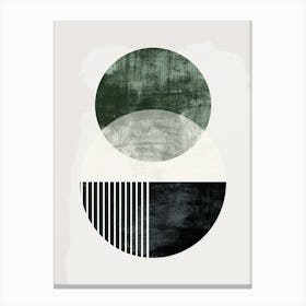 Poisson Bauhaus Mid Century Canvas Print