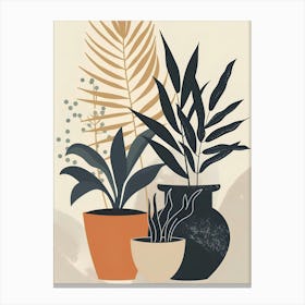 Potted Plants Canvas Print