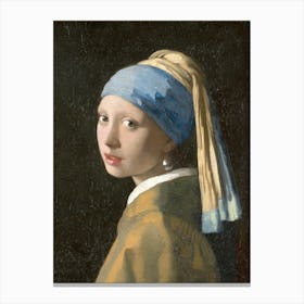 Johannes Vermeer Girl With A Pearl Earring Canvas Print