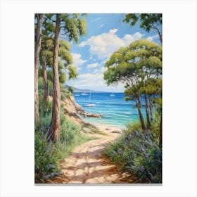 Path To The Sea 5 Canvas Print