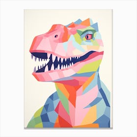 Colourful Dinosaur Torvosaurus 2 Canvas Print