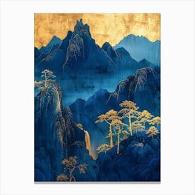 Chinese Mountains 100 Canvas Print