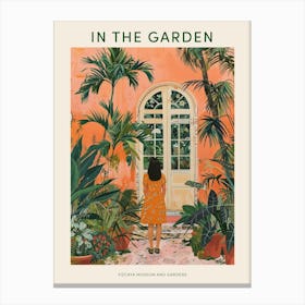 In The Garden Poster Vizcaya Museum And Gardens Usa 3 Canvas Print