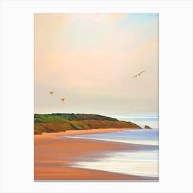 Blackpool Sands, Devon Neutral 1 Canvas Print