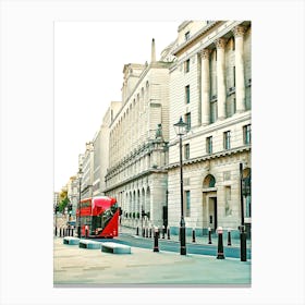 Traditional London Office Buildings Canvas Print