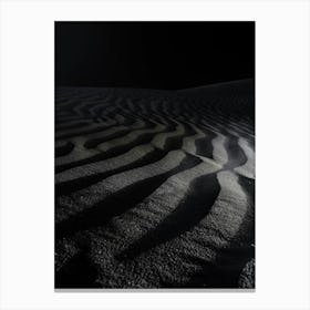 Sand Dunes At Night Canvas Print