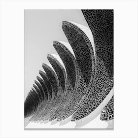 Infinite - Valencia, España - Black and White - Arquitecture Canvas Print