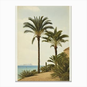 Playa De Muro Mallorca Spain Vintage Canvas Print