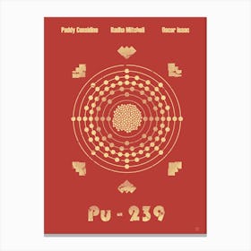 Pu 239 Unofficial Movie Canvas Print