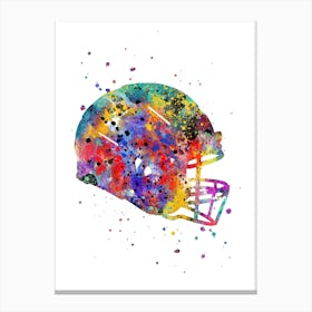 Football Helmet American Football Canvas Print