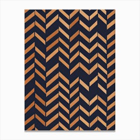 Herringbone Pattern Canvas Print