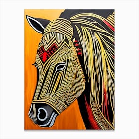tribe horse Canvas Print