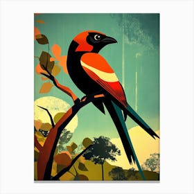 Bird In The Forest Canvas Print