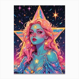 Star Girl Canvas Print