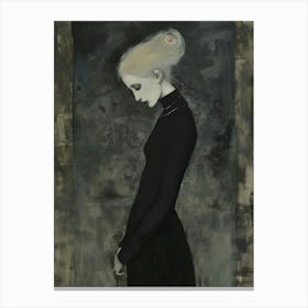 'The Woman In Black' Canvas Print