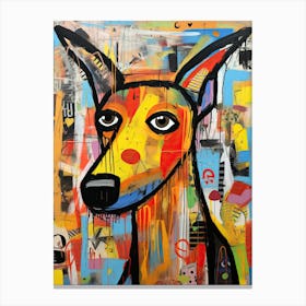 Urban Canine Chronicles: Dog Canvas Print