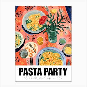 Pasta Party, Matisse Inspired 02 Canvas Print