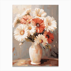 Gerbera Daisy Flower Still Life Painting 4 Dreamy Canvas Print