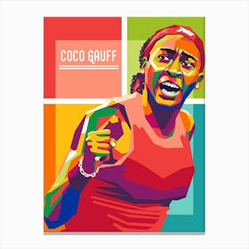 coco gauff Canvas Print