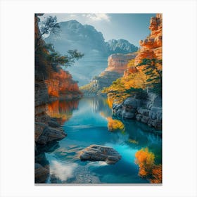 Canyons Canvas Print