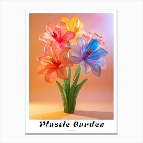 Dreamy Inflatable Flowers Poster Amaryllis 1 Canvas Print