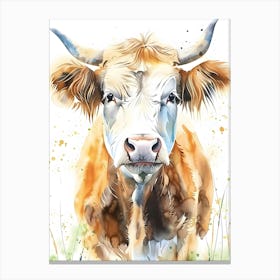 Scottish Cow Canvas Print