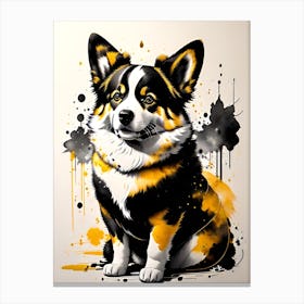 Corgi Dog 1 Canvas Print