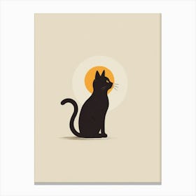 Cat In The Sun 1 Canvas Print