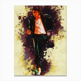 Smudge Michael Jackson Canvas Print