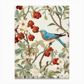 Bird On A Branch 45 Canvas Print