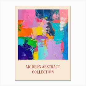 Modern Abstract Collection Poster 19 Canvas Print