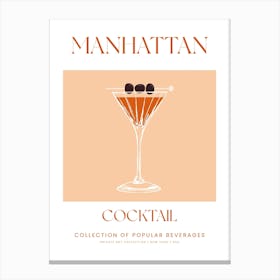 Manhattan Cocktail Canvas Print