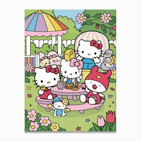 Hello Kitty 3 Canvas Print