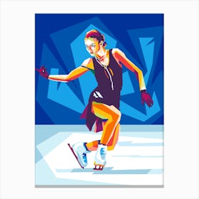 ice skating Canvas Print