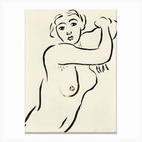 Henri Matisse Femme Debout Avec Les Bras Croisés Canvas Print