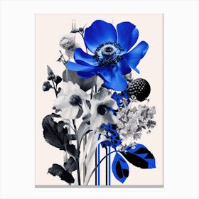 Blue Anemones 1 Canvas Print