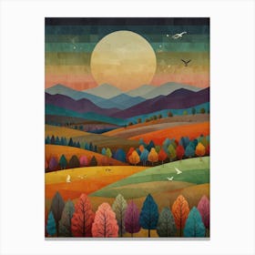 Autumn Landscape Canvas Print