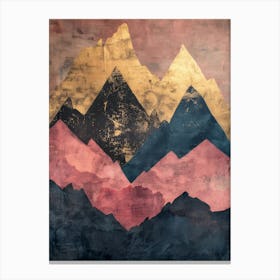 Mountain Ranges 1 Canvas Print