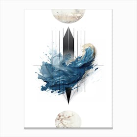 Poster Abstract Illustration Art 12 Canvas Print