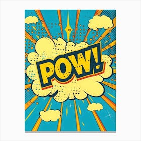 Pop Comic Canvas Print