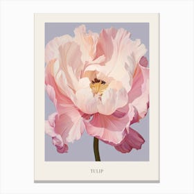 Floral Illustration Tulip 1 Poster Canvas Print