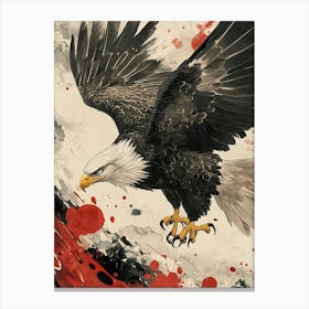 Eagle In Flight Canvas Print